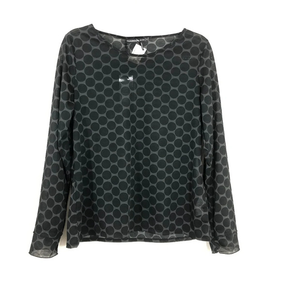 Mado Et Les Autres Top Polka Dot‎ Long Sleeve Top - Picture 5 of 6